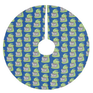 Cute cake mixer kitchen appliance cartoon brushed polyester tree skirt