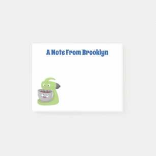 Cute cake mixer kitchen appliance cartoon post-it notes
