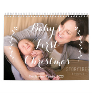 Cute Calendar 2023 Babies First Christmas