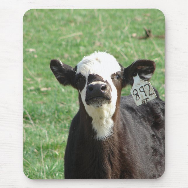 Cute Calf Mouse Pad (Front)