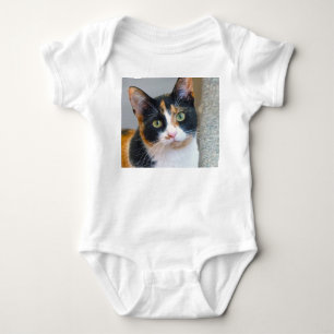 Cute Calico Baby Bodysuit