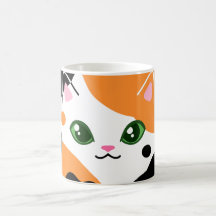 Cute Calico Cat Mug
