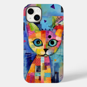 Cute Calico Cat Personalized Case-Mate iPhone 14 Plus Case