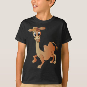 Cute Camel Cartoon Character T-Shirt