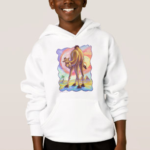 Cute Camel Coming and Going Kids Sweatshirt
