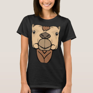 Cute Camel Face Zoo Animal Halloween Cosplay Cost T-Shirt