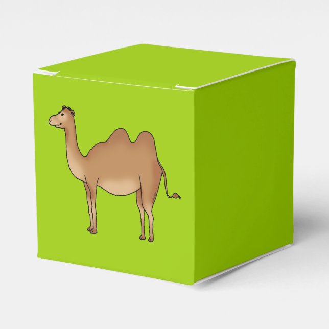 cute camel favor box (Front Side)
