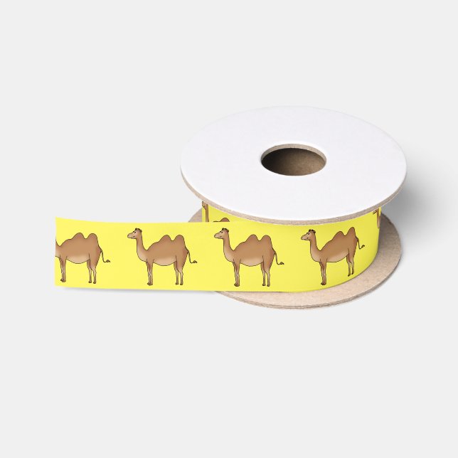 cute camel satin ribbon (Spool)