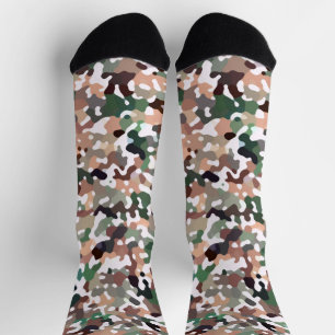 Cute Camo Multicolored Pattern Socks