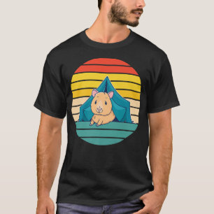 Cute Camping Guinea Pig Pet Premium  T-Shirt