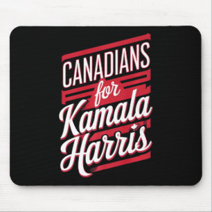 Cute Canadian Girls For Kamala Harris Canada Cat L Mouse Pad