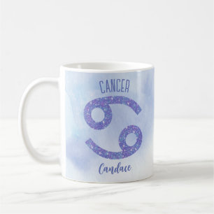 Cute Cancer Astrology Sign Personalized Coffee Mug