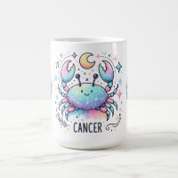 Cute Cancer Zodiac Crab Astrology Sign