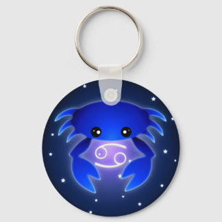 Cute Cancer Zodiac Keychain