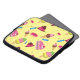 Cute candy and sweet coloured pattern laptop sleeve (Front Top)