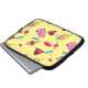 Cute candy and sweet coloured pattern laptop sleeve (Front Bottom)