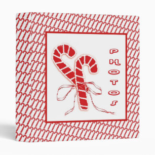 Cute Candy Canes Photo Binder