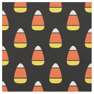 Cute Candy Corn Pattern Fabric