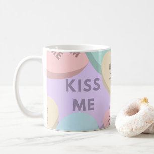 Cute Candy Hearts Valentine's Day Coffee Mug