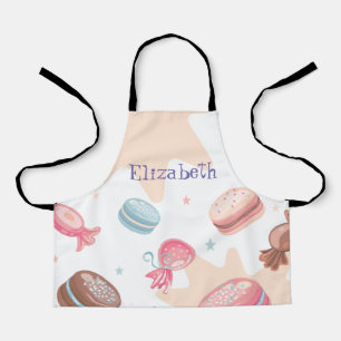 Cute Candy Macarons Personalized Apron