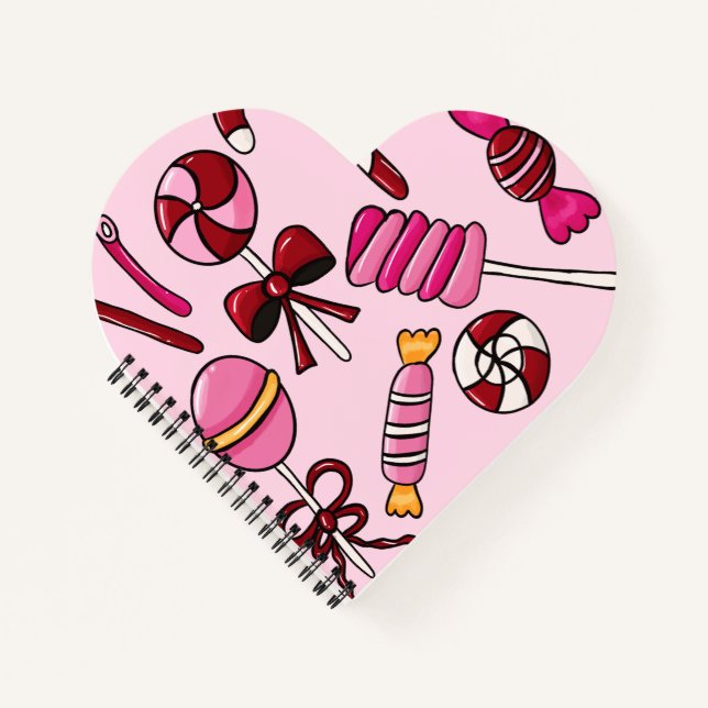 Cute  Candy   Notebook (Front)