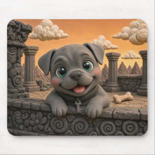 Cute Cane Corso Puppy, Baby Dog Mouse Pad