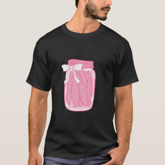 Cute Canned Pickle Coquette Bows Cute Pickle Jar G T-Shirt