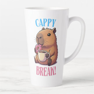 Cute Cappy Break Capybara Coffee Mug | Funny Anima