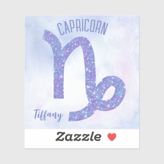 Cute Capricorn Astrology Sign Personalized Laptop (Sheet)