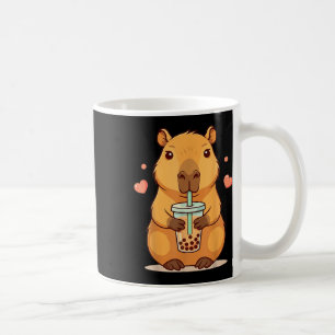 Cute Capybara Boba Tea Bubble Rodent Women Teen Gi Coffee Mug