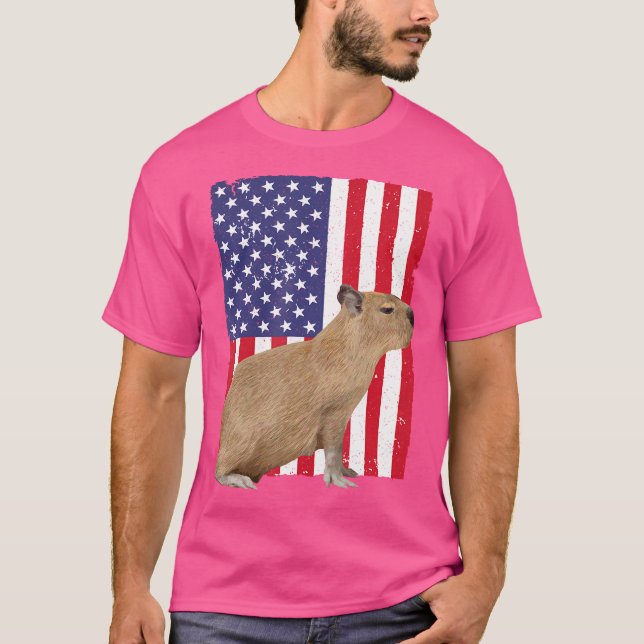 Cute Capybara Cavy Rodent Capybara T-Shirt (Front)