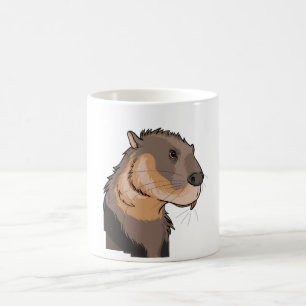 cute capybara coffee mug