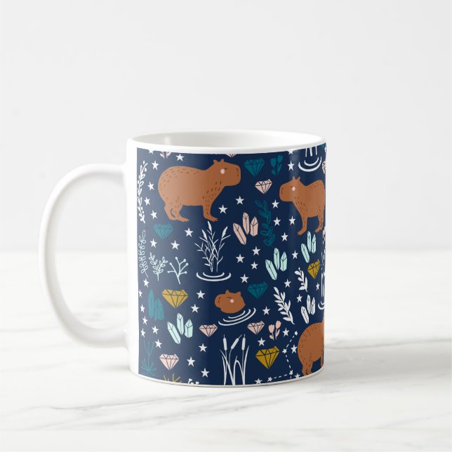 Cute Capybara Coffee Mug (Gauche)