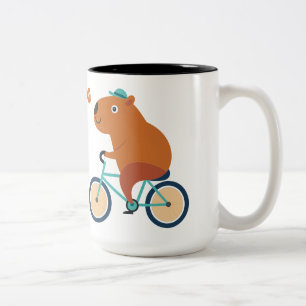 Cute Capybara Cycling Mug