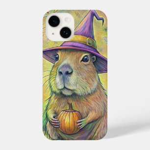 Cute capybara halloween phone case