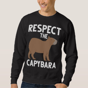 Cute Capybara Lover Animal Awareness Sweatshirt