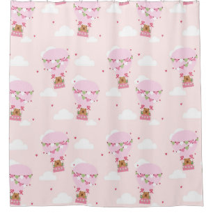 Cute Capybara Pink Hot Air Balloon 