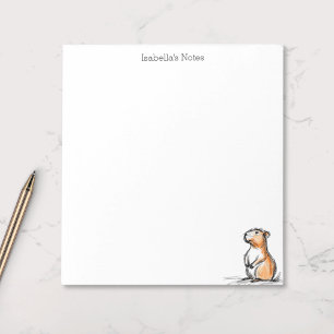 Cute Capybara Sketch Notepad