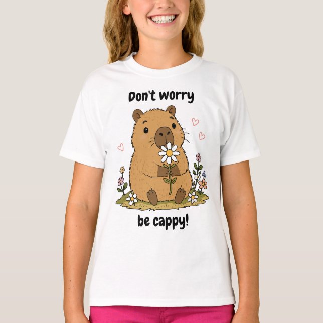 Cute Capybara T-Shirt (Front)