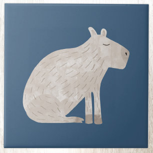 Cute Capybara Tile