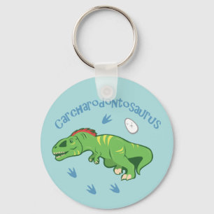 Cute Carcharodontosaurus Keychain