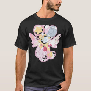 Cute cardcaptor Sakura kerochan silhouette pink T-Shirt