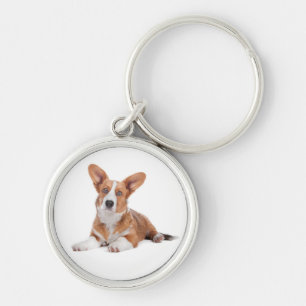 Cute Cardigan Welsh Corgi Puppy Dog Lover Keychain