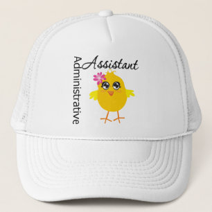 Cute Career Chick Administrative Assistant Trucker Hat