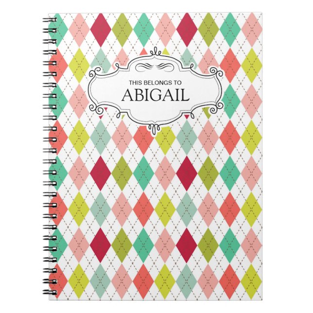 Cute Carnets spiraux personnalisés (Devant)