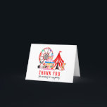 Cute Carnival Circus Show Clowns Balloons Birthday Thank You Card<br><div class="desc">Cute Carnival Circus Show Clowns Balloons Birthday Thank You Card</div>