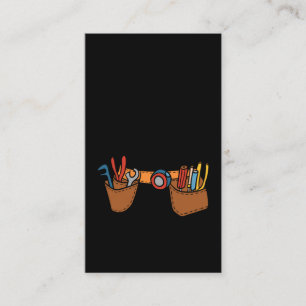 Cute Carpenter Tool Belt Future Craftsman Business Card