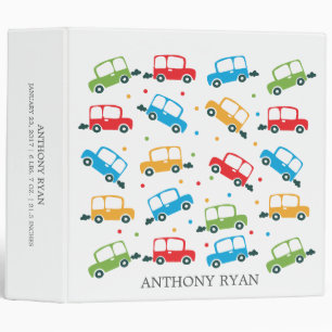 Cute Cars Boys Baby Photo Album Binder