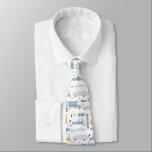 Cute Cars in Traffic Pattern Tie<br><div class="desc">Check out this cute trendy design featuring</div>