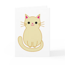 Cute Carte de remerciements de chat